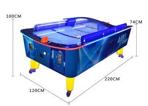 Machine de jeu d'arcade intérieure à monnayeur pour la rentabilité, avec table de hockey sur air à monnayeur, jeu de loterie à gagner et jeu de pousser la balle - Product Image 2