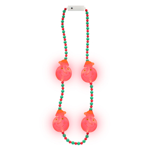 Hong Jing LED luce pupazzo di neve collana pendente per bambini felice anno nuovo e natale decorazione regalo di laurea - Product Image 2