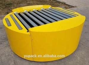 90 Graden In Lijn Motor <span class=keywords><strong>Skid</strong></span> Pallet Draaitafel Transportband Voor Pallet En Zware Lasten - Product Image 6