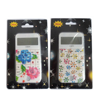 Mini calculatrice éducative pour téléphone portable, calculatrice scientifique, lumière led
