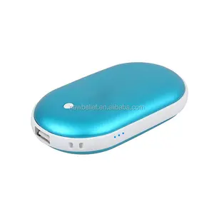 Hand wärmer austauschbare 18650 batterie power bank korea USB aufladbare hand wärmer power banken für mädchen