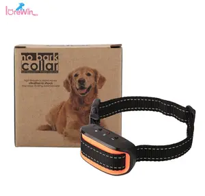 Online Top Seller 2019 Hunde rinden halsband Wiederauf ladbar Kein Rinden halsband Vibration Anti Bark Control Hunde halsband