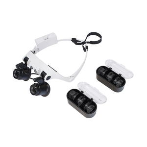 BM-MG3025 2 LED 10X 15X 20X 25X Double Eye Head สวมใส่แว่นขยาย Jeweler นาฬิกาแว่นขยายแว่นขยาย Loupe - Product Image 5