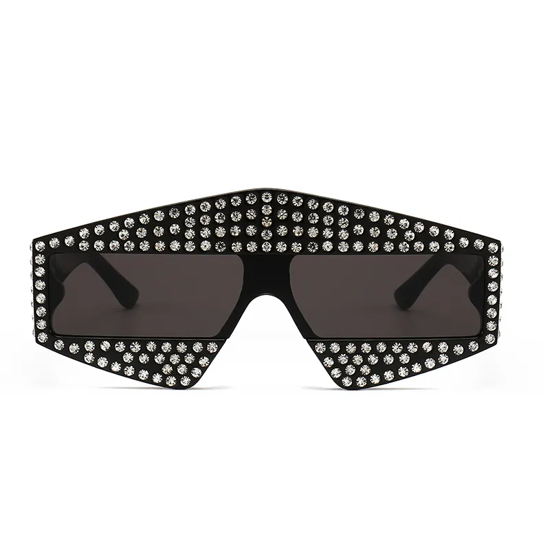 13532 Superhot Gözlük 2018 Moda Boy Marka Tasarımcı Güneş gözlük Shades Yapay Elmas Güneş Gözlüğü