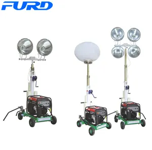 8kW Portable Lighting Tower Diesel Generator 12KW 15KVA 380V 60HZ