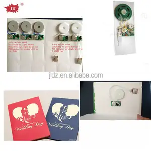 Greeting card sound chip led module music card for holiday gift