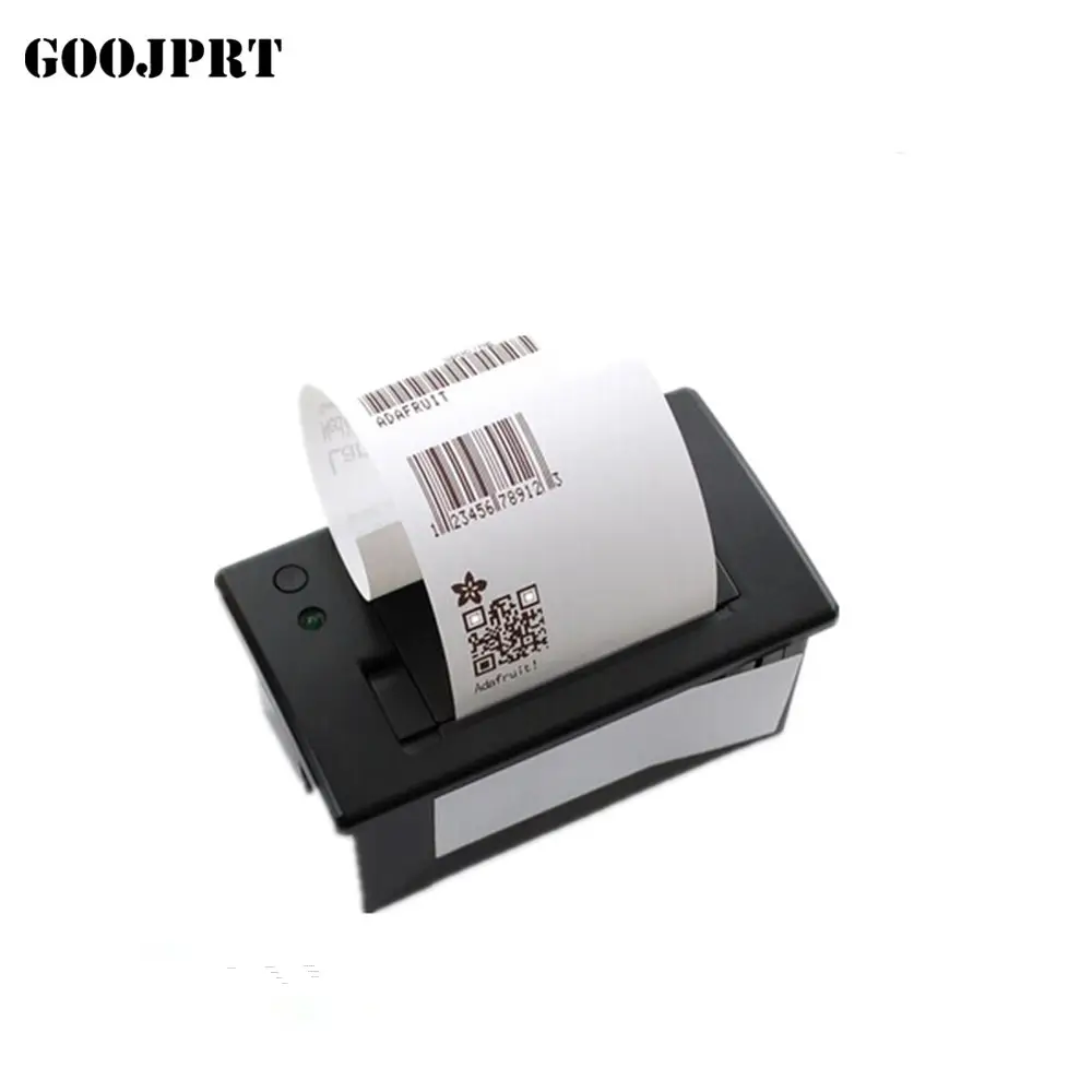 Mini Panel Thermische Drucker 57mm Papier Breite Serial Port thermische Drucker Parallel Barcode Label Drucker QR701