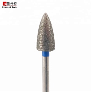 A forma di albero a forma di albero in acciaio inossidabile dentario diamantata pedicure callo per rimuovere la punta del trapano - Product Image 4
