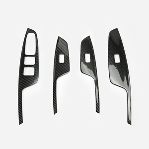 Sợi Carbon Trang Trí Công Tắc Cửa Sổ Cửa Trước Sau Cho <span class=keywords><strong>KIA</strong></span> K5 Optima JF - Product Image 1