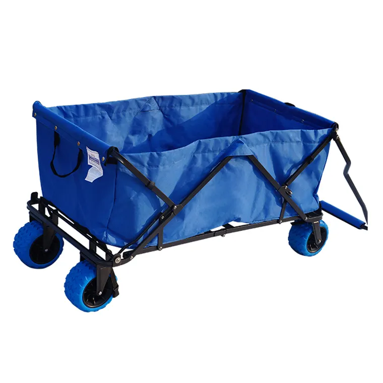 Cart Dump Heavy Duty Wheel Garden Collapsible Folding Outdoor Utility Wagon beach wagon