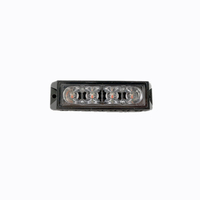 Faros de rejilla estroboscópica de 12W para camión, luz Led roja de alta intensidad para tablero de advertencia de emergencia