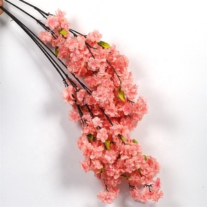 Fleur de <span class=keywords><strong>cerisier</strong></span> artificielle D1179, cm, fausses <span class=keywords><strong>fleurs</strong></span>, pour un décor de mariage, pièce centrale - Product Image 2