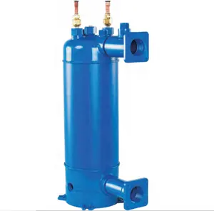 游泳池热泵用螺纹钛管聚氯乙烯壳换热器、水族馆冷水机蒸发器 (MHTA-3)