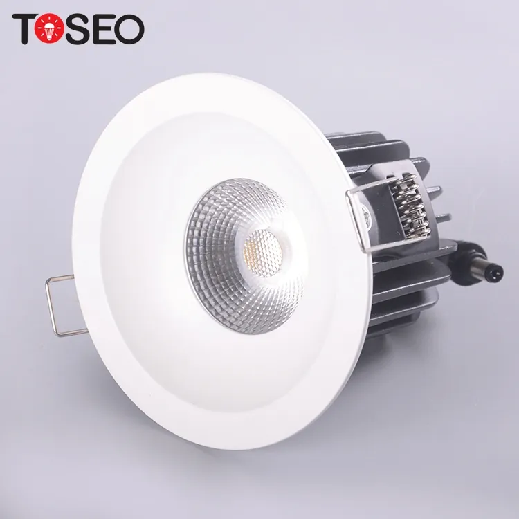 ยุโรปร้อนขาย Led ซังทนไฟเพดานดาวน์ไลท์10วัตต์ IP20 GU10ที่มีหม้อน้ำ Recesseddownlight