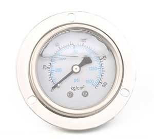 เครื่องวัดความดันสแตนเลส63มม. พร้อมหน้าแปลน/Manometer <span class=keywords><strong>100</strong></span>กก - Product Image 2