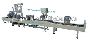 Botella automática de 10-20kg, lubricante líquido, aceite lubricante de motor, línea de producción de llenado de barril de pesaje - Product Image 5