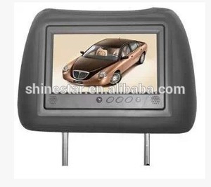 Écran du lecteur de <span class=keywords><strong>la</strong></span> publicité de taxi cab appui-tête de 7 pouces LCD avec capteur de corps IR - Product Image 1