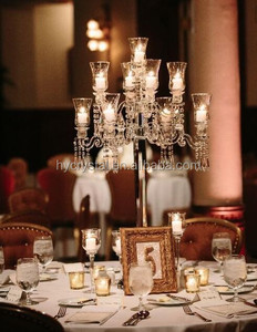 Hermoso cristal candelabros para sala <span class=keywords><strong>de</strong></span> fiesta boda decorar <span class=keywords><strong>la</strong></span> Navidad - Product Image 1