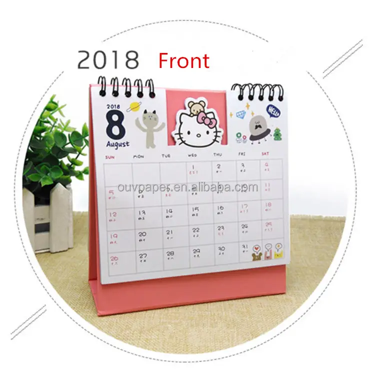 Cheap full color printing triangle table calendar 2021,spiral calendar