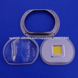 50w farola Lente de cristal 135 * 75 grados para la luz de calle - Product Image 1