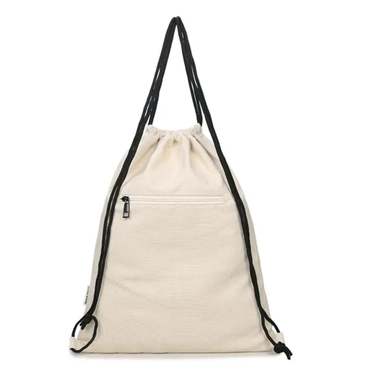 Drawstring Type Bag Wholesale Canvas Drawstring Rucksack Backpack Bag