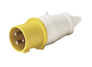 Ip44 enchufe CE 16 / 32A 2 <span class=keywords><strong>P</strong></span> + E 110 - 130 V de energía enchufe Industrial vendedor caliente enchufe impermeable cola puntiaguda - Product Image 1