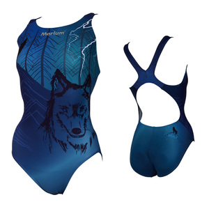ชุดว่ายน้ำฝึกของผู้หญิงชุดว่ายน้ำชิ้นเดียวพิมพ์ลายสัตว์ระบายอากาศได้กันน้ำ - Product Image 1