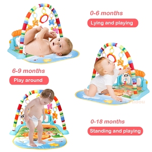 Baby Play Gym Music Mat Kid <strong>Crawling</strong> Play Game Developing Carpet <strong>Toys</strong> With Piano Keyboard Early Education Rack Infant Rug <strong>Toy</strong> - Product Image 2