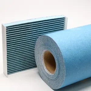 Sandwich activated carbon filter cloth 3 layers cabin air filter paper 65% filter efficiency