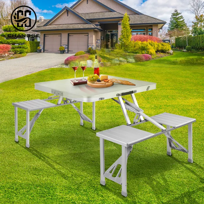 yiwu Portable Aluminium folding picnic table