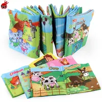 Chiffon doux Bébé Garçons Filles Livres Bruissement Sonore Éducatifs pour Bébé Poussette Hochet Jouets Pour enfants éducatifs jouets