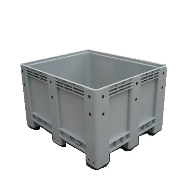 600 liter durable industrial plastic pallet storage box