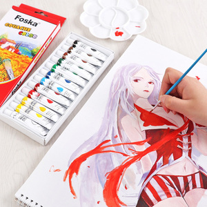 Foka — ensemble de peinture de couleur pour artiste, 12 pièces, dessin de Tube, haute qualité - Product Image 3