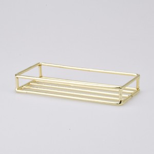 Best Choice-estante de alambre rectangular de Metal dorado - Product Image 1