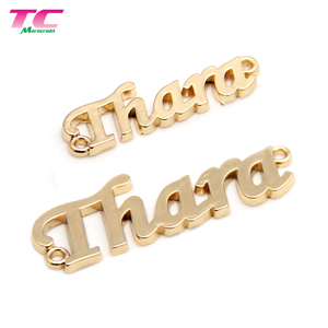 Wholesale Heart Shape Swimwear Designer Brand Tags, Custom Rose Gold Logo <strong>Maker</strong> for Underwear Metal <strong>Label</strong> Tag for <strong>Clothes</strong> - Product Image 2