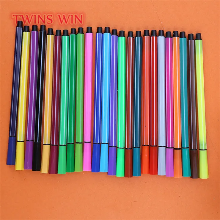 bulk wholesale art supplies from China 12 colors watercolor markers for kids Non-toxic washable pen color for Graffiti