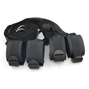 Adult <strong>Sex</strong> Toys SM Adjustable <strong>Bed</strong> <strong>Restraint</strong> with Wrist Cuff and Ankle Cuffs - Product Image 4