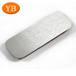 De estampado de Metal de aluminio cepillado en blanco tarjeta de negocio - Product Image 2