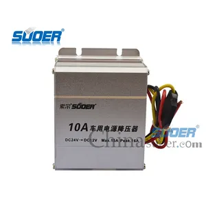 Suoer 10A Car Step-down Converter DC 24V to DC 12V voltage transformer