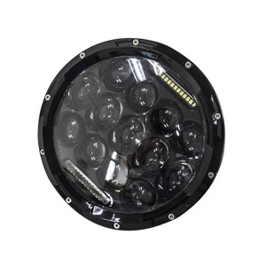 Nueva llegada 7 "Ronda coche LED luz de conducción del trabajo 7 pulgadas 75 W LED para el carro campo a través SUV <span class=keywords><strong>J</strong></span> - Product Image 1