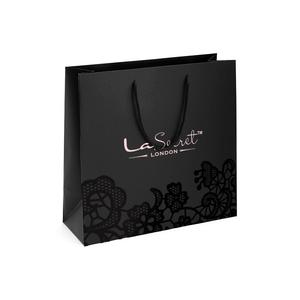 Laminasyonlu ve Sıcak Baskılı Perakende Lüks Kağıt Hediye Çantası, Halat Saplı Özel Baskılı Alışveriş Çantaları, Paketleme İçin - Product Image 2