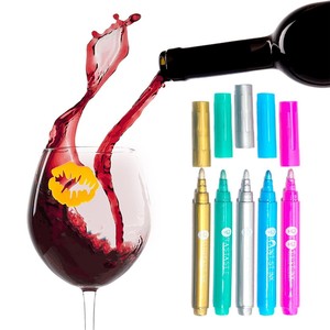 Los rotuladores para copas de <span class=keywords><strong>vino</strong></span> no tóxicos también se pueden usar en platos de cerámica. - Product Image 6