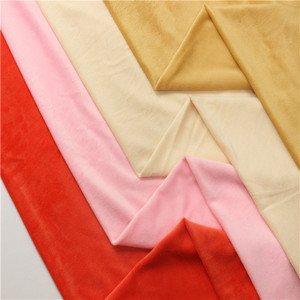 100% Polyester đầy màu sắc dty âu yếm mềm Velboa minky vải cho đồ chơi và may mặc - Product Image 1