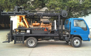 200 M Diepte Tractor Gemonteerd Waterput Rig/Machine Te Graven Diepe Putten