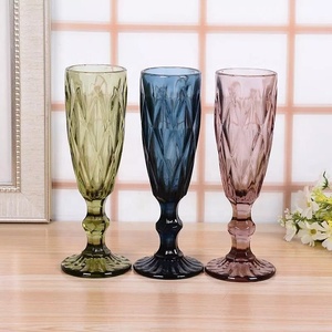 تنقش خمر الملون كأس كأس للنبيذ للمياه والعصير - Product Image 6