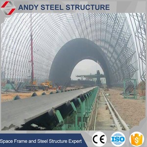 Préfabriqué haute anti-rouille en acier <span class=keywords><strong>arc</strong></span> truss structure <span class=keywords><strong>construction</strong></span> pour hangar de stockage de charbon - Product Image 5