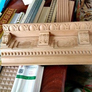 आंतरिक सजावटी Acanthus दंत मुकुट मोल्डिंग प्राचीन लकड़ी मोल्डिंग - Product Image 5