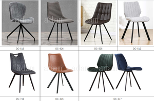 Ghế Ăn Hình Chữ <span class=keywords><strong>Z</strong></span> Chân Kim Loại Mạ Crôm PU Thời Trang - Product Image 3