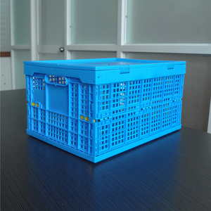 Customized foldable plastic moving fruit box plastic soda / tomato crate
