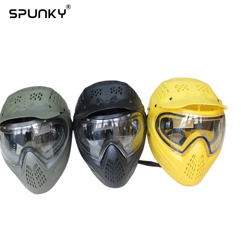 Paintball Mask Paintball Full Coverage Mask with Anti Fog Thermal Lens